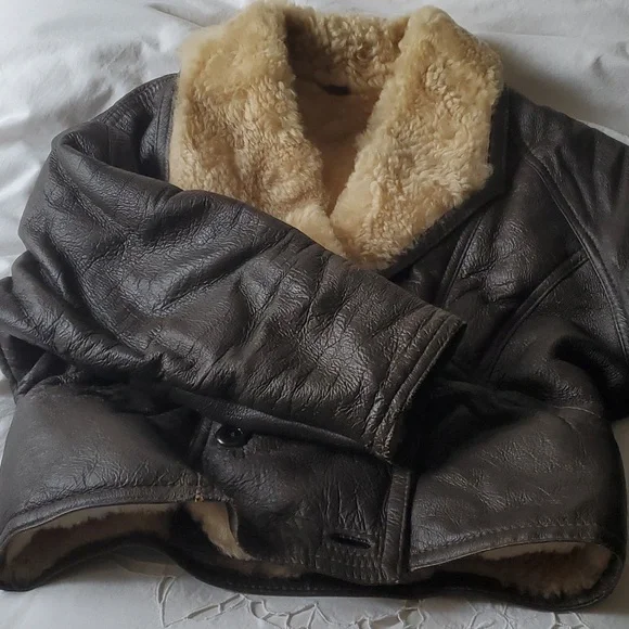 Vintage Leather Jacket Real Sheepskin by Richard Draper - Picture 13 of 16